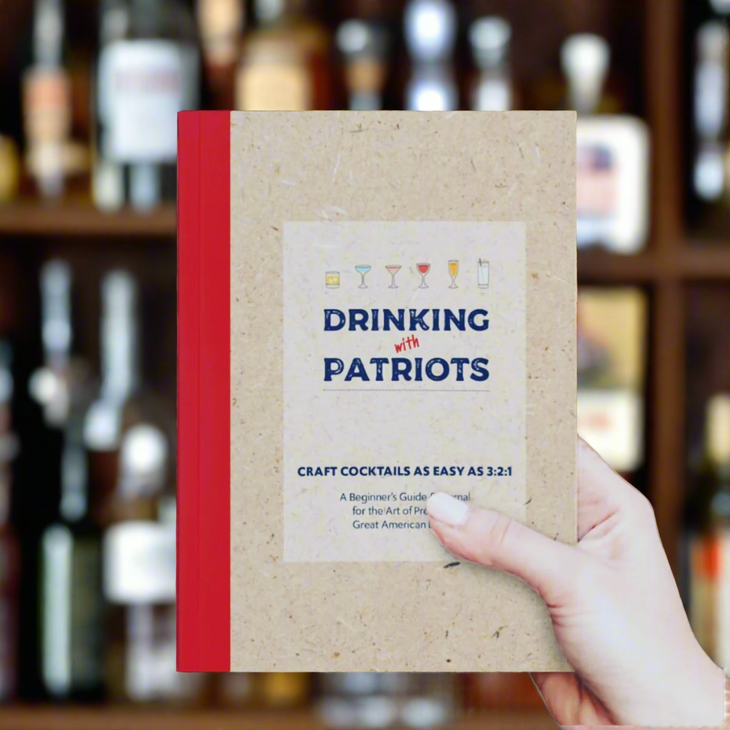 Holding up the Drinking with Patriots book